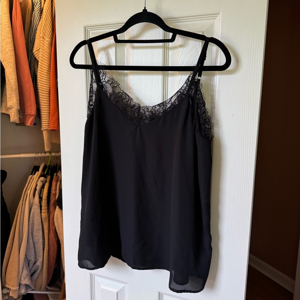 Magnolia Black Sleeveless Camisole Top